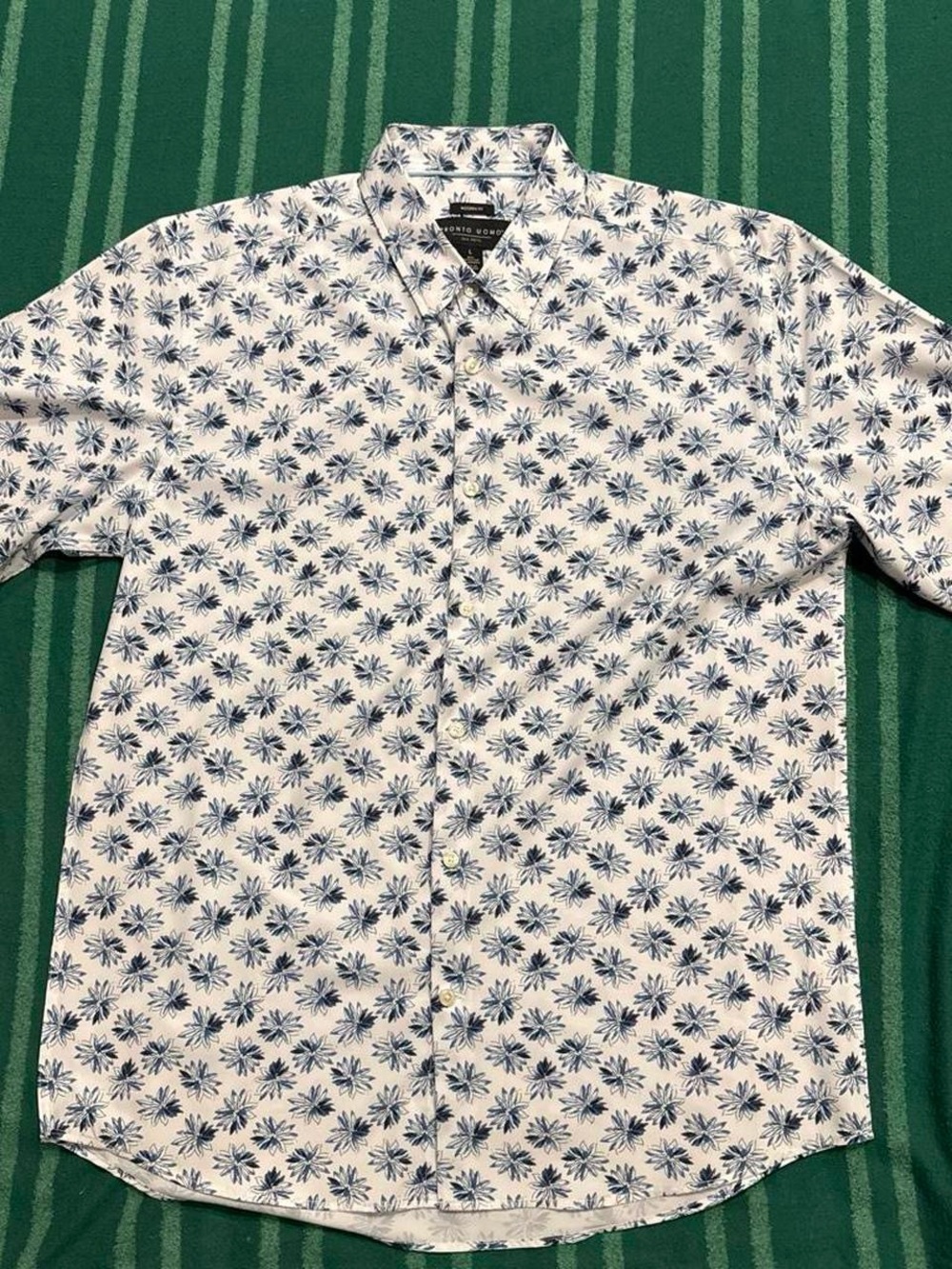 Bonobos White Short-Sleeve Floral Button-Up Shirt